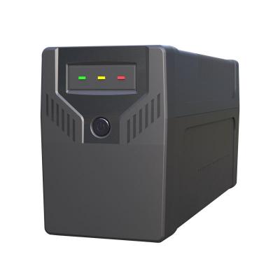 China Computer-to-computer backup power supply 800VA modified line interactive sine wave off-line UPS for sale