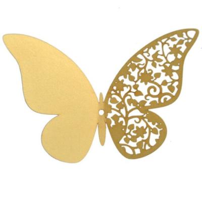 China Europe 3D Paper Butterfly 3D Stereoscopic Butterfly Wall Decorative Perlite Sticker for sale