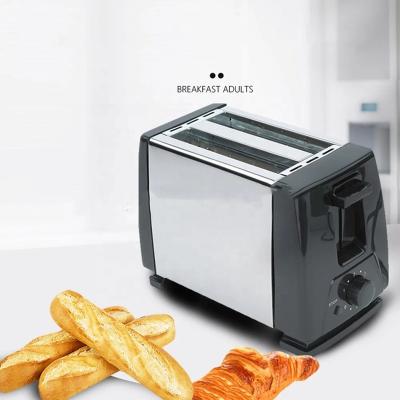 China Hotel 2 Slice Wide Slot Hinged Crumb Tray Electric Toaster Contemporary Design for sale