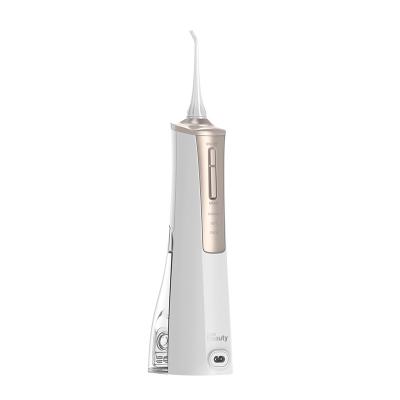 China Outdoor Dental Oral Irrigator Cordless Electric Portable Water Flosser Custom Tooth Cleaner for sale