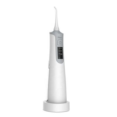 China LCD Display Certified Professional Portable Water Flosser Oral Cordless Dental Irrigator Dental Care Water Flosser for sale