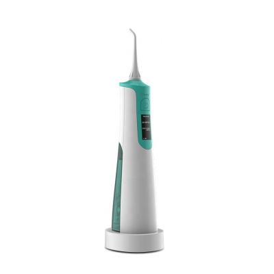 China Hotel 200ml LCD Electric Wireless Portable Water Flosser Dental Tooth Cleaner for sale