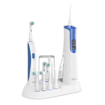 China More Flush Type Combination Hot Selling Protable Electric Toothbrush Tooth Cleaner With Water Flosser Combo for sale