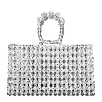 China New Design Evening Clutch Beaded Clutch Bags Sparkle Hardcase Crystal Bag Metal Handbag for sale