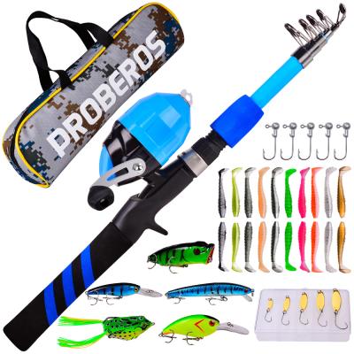 China Fishing Activity Cynthia New Arrivals Blue Children's Fishing Rod Set Bolsos De Pesca Suit for sale