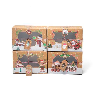 China Wholesale Custom Tan Black And White Type Recyclable Square Ribbon Wrapping Paper LOGO Birthday Gift Box Drawer Jewelry Box for sale