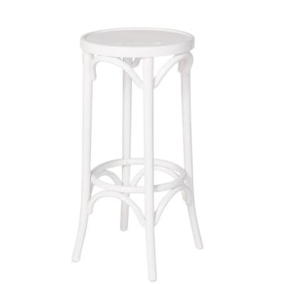 China Durable Event Furniture Bentwood Thonet Rental Stool in White for sale