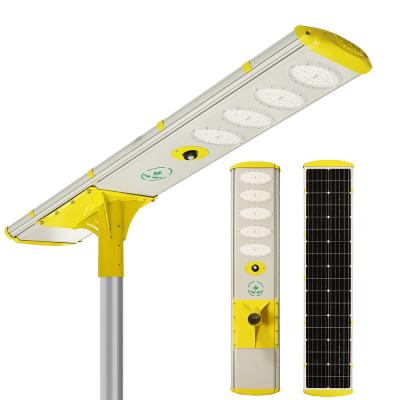 China Solar Powered 100W LED Solar Street Light All In One Solar Street Lights For Outdoor Lighting for sale