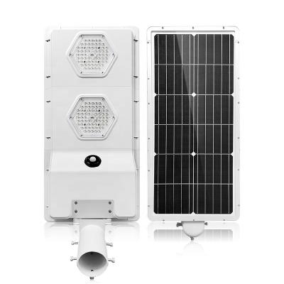 China 2022 ROUTE 50w new product new model integrated solar street light for sale