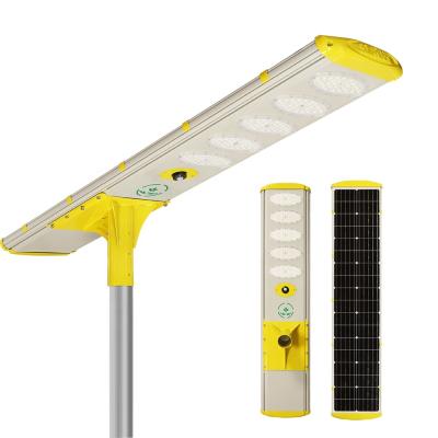 China Outdoor Human Induction Solar Road Light 120W All In One LED Solar Street Light For Projects for sale