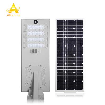 China ROUTE 9 Meter Pole Mount 100W Solar Street Light With 110W Monocrystalline Solar Panel for sale