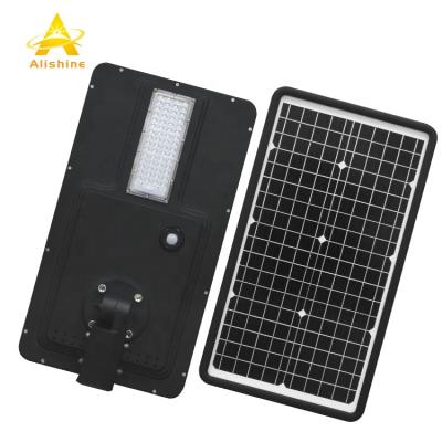 China Outdoor 40W Residential Energy Saving PIR Motion Sensor Solar Powered Solar Led Light with Lithium Battery for sale