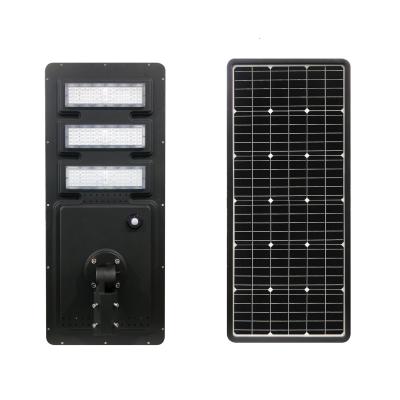 China Residential High Power 80W 12V LiFePO4 Battery All In One Integrated Outdoor Solar LED Street Light for sale