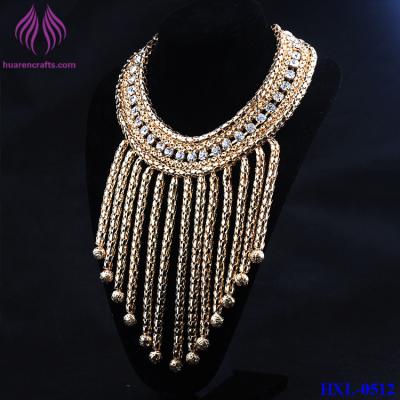 China Fashion Jewelry Elegant Design Filled Fish Scale Pendant Necklace Collar Clavicle Chain Bib Statement Necklace for sale