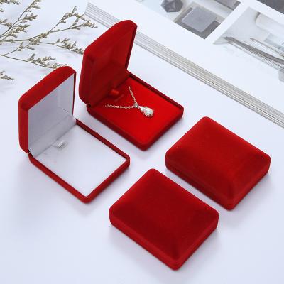 China The latest hot customized wholesale box of logo jewelry jewelry package and packaging luxury exquisite jewelry box velvet jewelry box set for sale