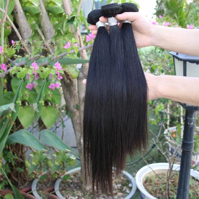 China Straight Virgin Brazilian Style Bunch Straight Human Hair Weaves Bulk Bundles 8-40 Inch 100% Unprocessed Brazilian Human Hair Bundles for sale