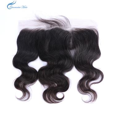 China 13*4 Body Wave Hair Lace Frontal Body Wave Color Natural Back Ear Closure Hair Quality Handmade China Seller Good Quality for sale