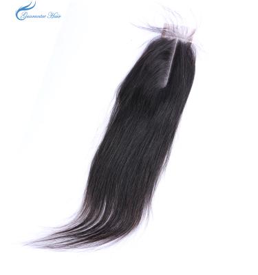 China Indian Good Hand Feeling Hair Closure For Straight Middle Part 2*6 Kim k Closure Africa Mom Love for sale