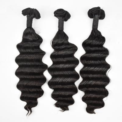 China Wholesale Straight 9a Grade Deep Wave100% Original Hair Weave Bundle Factory Price for sale