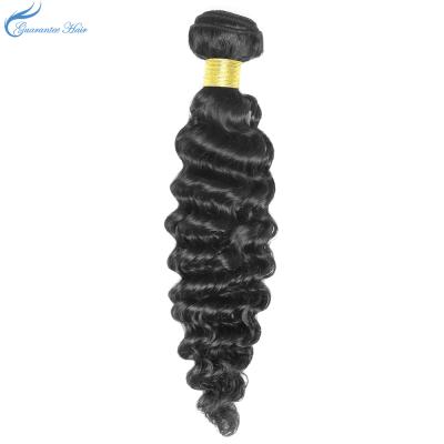 China Wholesale Price Guaranteed Wave Bundle Price Mink Hair 100% Real Human Peruvian Deep Wave Hair Natural Color Good Quality From China for sale