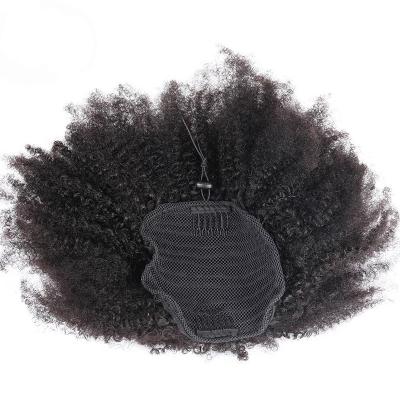 China Afro Curly Drawstring Ponytail Hair Ponytail Hair Extension Hair Suction String Ponytails Wig for sale