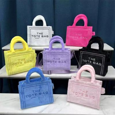 China Vintage Fashion Women Designer Luxury Bags Tote Bag Handbag Fleece Purses Cross Shoulder - Body Bags Women Handbags for sale