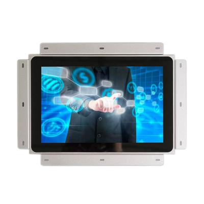 China Industrial Application DC 24V 10 Inch Open Frame Silver Touch Screen Monitor for sale