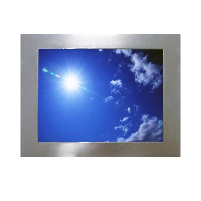 China Full IP65 1500nits Sunlight Readable Monitor 12 Inch IP67 Waterproof LCD Displays With Power Cord for sale