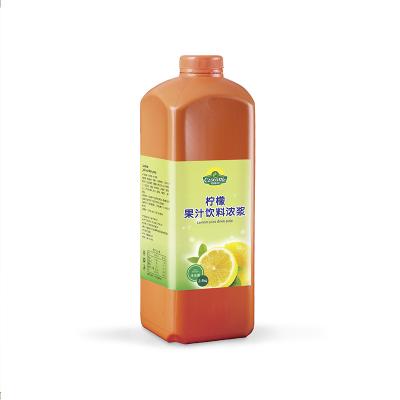 China Czseattle Lemon Juice Drink Thick Pulp Concentrate Low Fat Lemon Juice Drink Supplier Clear for sale