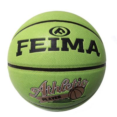 China Interior & Factory Wholesale Custom Laminated Basketball Ball Hign Size 7 Training Basketball Outdoor Exercise Sporting Goods PU Basketball Ball for sale