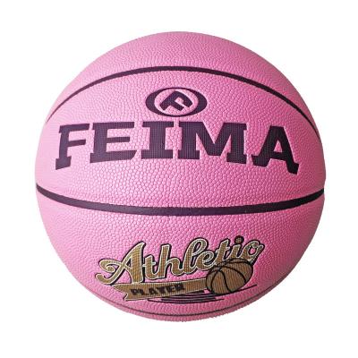 China Custom PU Leather Basketball Outdoors&Indoors Street Ball Match Ball Match Logo Basketball Customized Training for sale