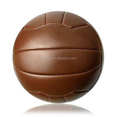 China Interior & Outdoor Exercising Logo Custom Soccer&Football Pu Retro Soccer Ball Classic Vintage Football Collection for sale