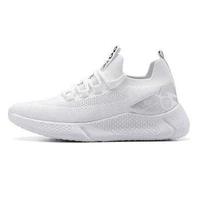 China The 2020 new autumn breathable flying shoes, breathable trend rose, sports soft casual shoes mesh single shoes for sale