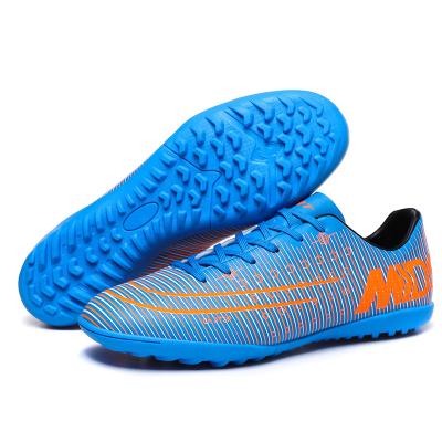 China Men's Low Top Studs Soccer Shoes PVC Soccer Shoes Men's Artificial Broken Bottom Boys Adult Artificial Flat Bottom Competition Training Grass for sale