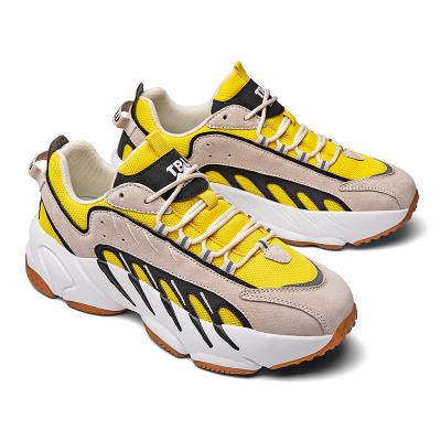 China 2020 New Autumn Ins Breathable Fashionable Shoes Increase In Old Fashion All-match Sports Casual Shoes Thick-soled Shoes for sale