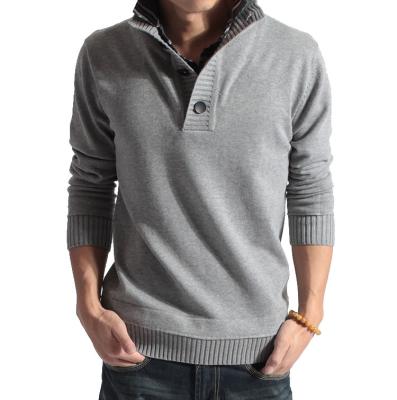 China Anti-wrinkle knit sweater plus two piece velor sweater for men for sale