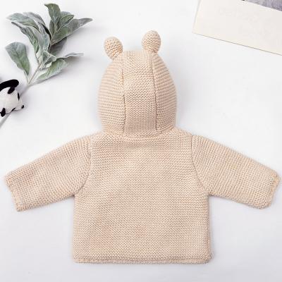 China Winter Baby Toddler Kids Clothing Boutique Anti-Shrink Thick Plain Long Sleeve Jumper Sweaters for sale