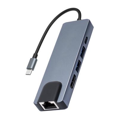 China USB 3.0 Multifunctional Coupling Devices Mirascreen Adapter USB 3.0 Type-C Port Hub Enabled Type-C For Mobile Phone PC for sale