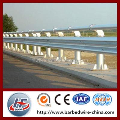 China Long Life And Low Cost Three Waves Galvanized Steel Highway Guardrail , Highway Guardrail Curved for sale