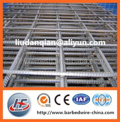 China Galvanized/black steel wire of protective mesh/rebar welded wire mesh panel, reinforced welded mesh, heavy type welded mesh panel for sale