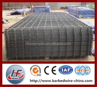 China Welded wire mesh ribbed welded wire mash panels, concrete reinforcement wire mesh panel, rebar welded wire mesh panel for sale