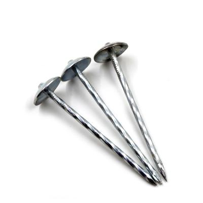 China Umbrella Covering Corrugated Construction Nails Covering Rubber Joint Nails for sale