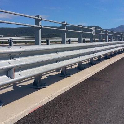 China Highway Traffic Safety Road Galvanized Guardrail Traffic Crash Barrier Terminal End For Go Kart With Bridge Crash Barrier for sale