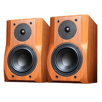 China Video Call KYYSLB 10-150W 6.5 Inch Bookshelf High Fidelity Passive Loudspeaker High Fidelity Passive Speaker Wooden Home Theater Surround A-Line Speaker Home Audio Pair for sale