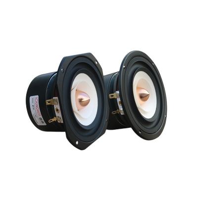 China Listen Video Full Range Speaker Unit Than 4 Inch Cast Aluminum Frame Cone Fever Loudspeaker Car Voice HIFI Human Woofer Home Office Speaker good for sale