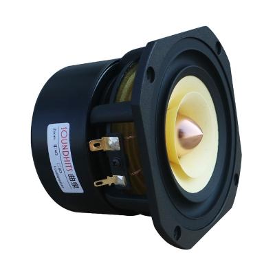 China Listen Video Full Frequency Speaker 4 Inch Cast Aluminum Basin Frame Fever Speaker HIF15-40W Bass Desktop Bookshelf Car Modified Speaker for sale