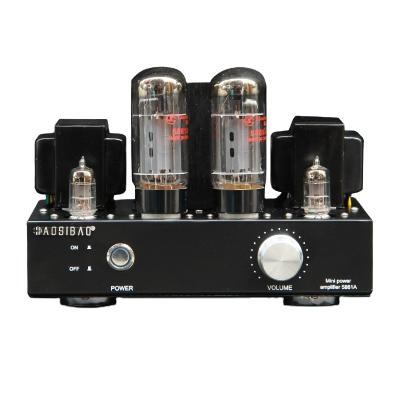 China Single-ended Karaoke Power Amplifier 220V 6.5w*2 Home Tube Audio Amplifier Class A Tube Amp Fever Speaker Pure Electronic HiFi Tube Sound Amplifiers for sale