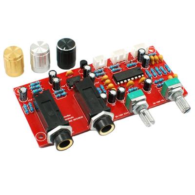 China KYYSLB DC12-25V PT2399+NE5532 Karaoke Power Amplifier Microphone Amplifier Board Digital Karaoke Reverb Board Digital Echo Microphone Board for sale