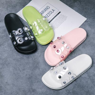 China 2021 Fashion Trend New Arrival Women's Slippers Eva Flat Slippers Beach Women Outdoor Slippers Sandals for sale