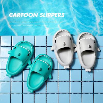 China Shark Cotton Slippers Kids EVA Slippers Summer Soft Sole Kids Deodorization Waterproof Slippers for sale